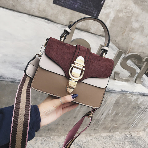 Stone Pattern PU Leather Crossbody Bags For Women 2020 Small Totes With Metal Handle Lady Shoulder Messenger Bag Handbags