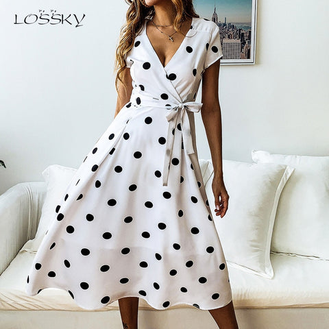 Women Vintage Front Button Sashes Party Dress Three Quarter Sleeve Turn Down Collar Solid Dress 2019 Autumn New Fashion Dress