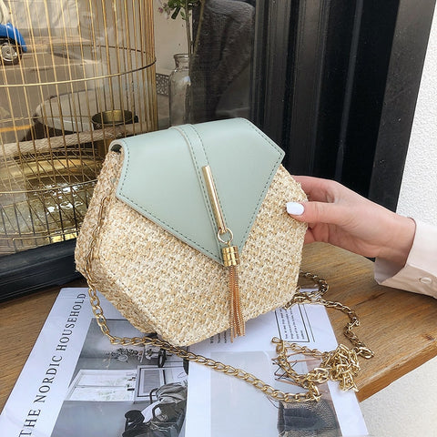 Stone Pattern PU Leather Crossbody Bags For Women 2020 Small Totes With Metal Handle Lady Shoulder Messenger Bag Handbags